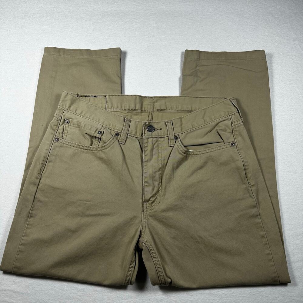 Levi’s 514 Straight Leg Khaki Denim Men's 34x32